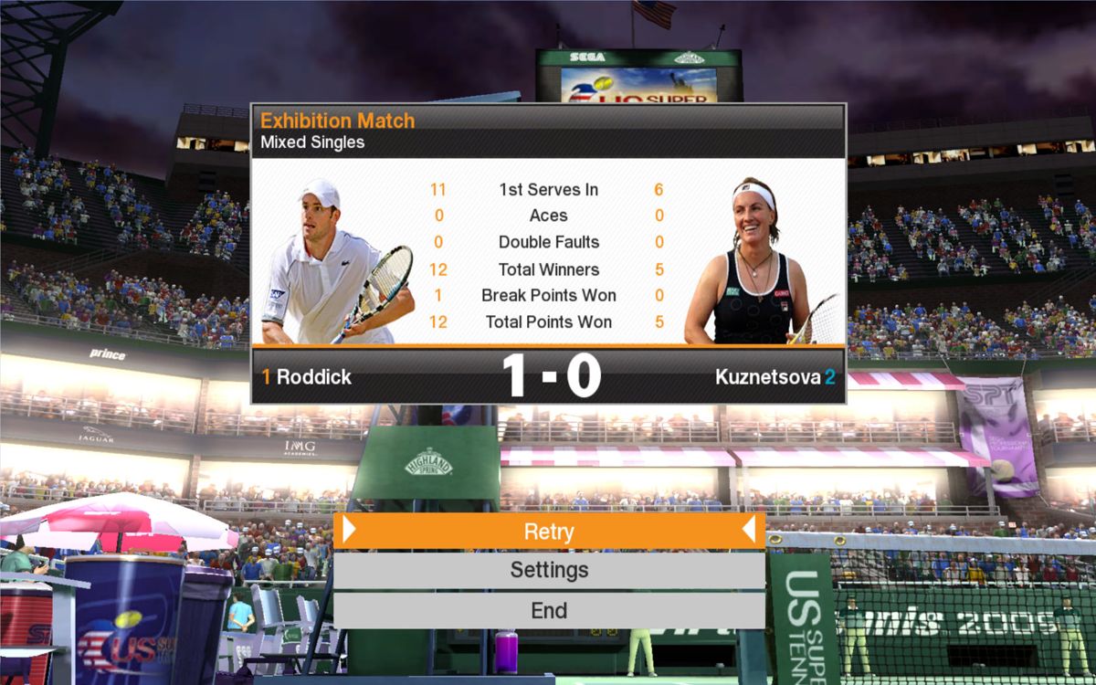 Virtua Tennis 2009 screenshot 4 for Wii